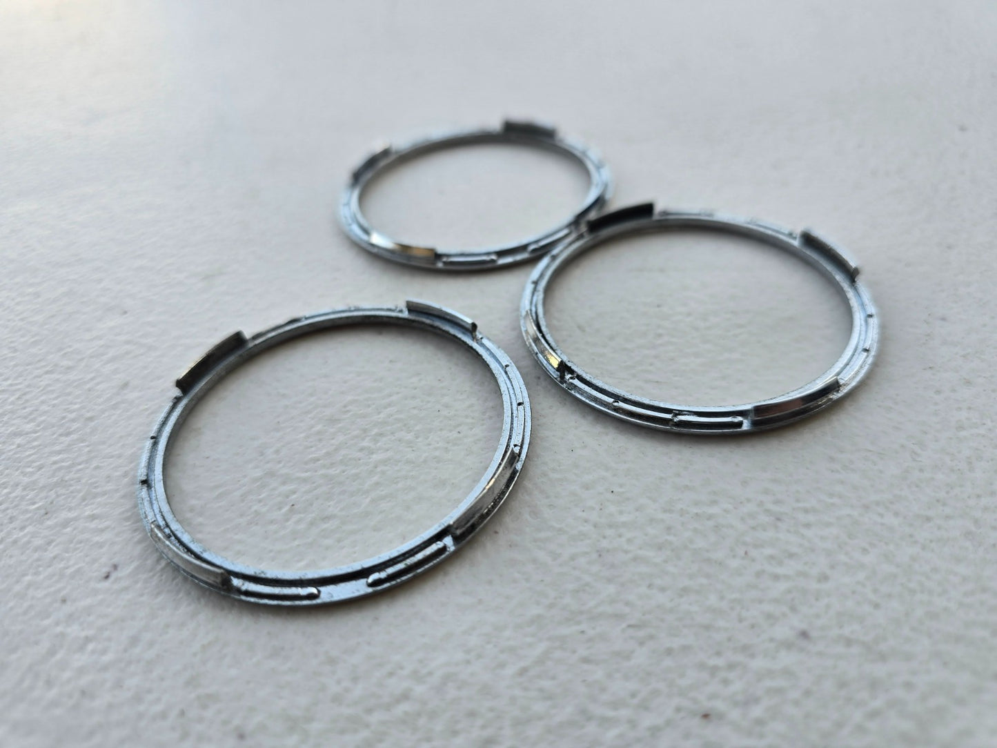 BMW OEM Z3 M Roadster M Coupe Climate Control Chrome Ring *Set of 3* 51162491394