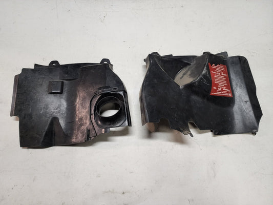 BMW E30 OEM Headlight Splash Guard Covering Trim Set