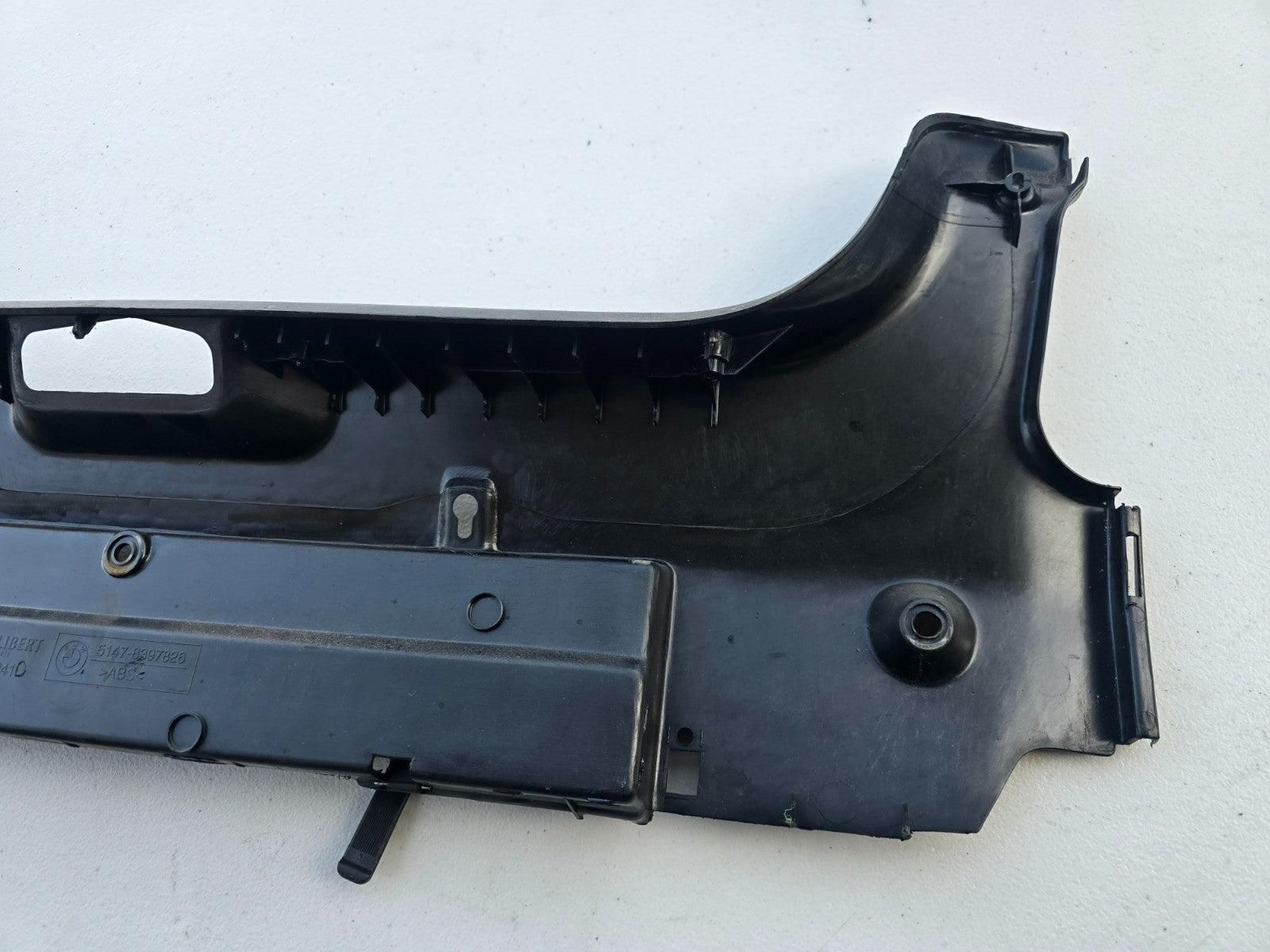 BMW OEM Z3 M Roadster Trunk Rear Trim Cover Black Plastic Straps 51472491065
