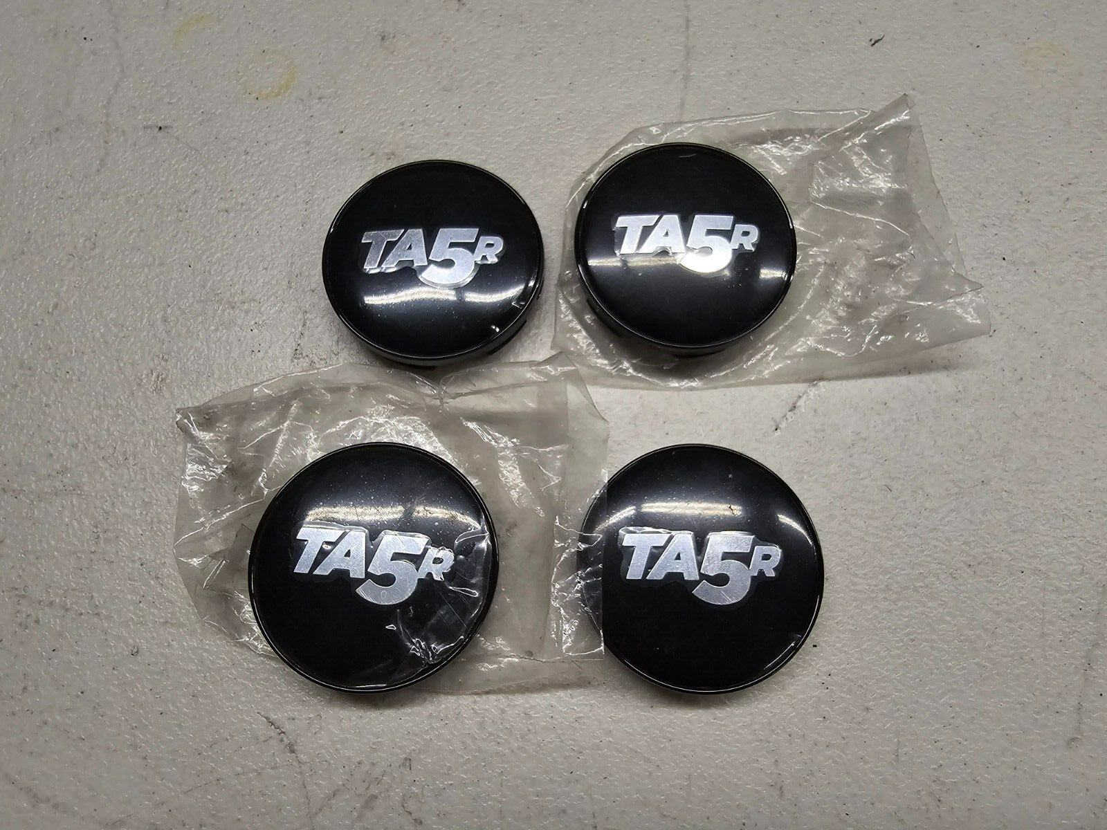 TA5R Wheels Center Cap Set BLACK 9232K68 NEW