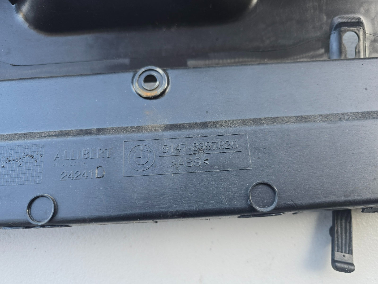 BMW OEM Z3 M Roadster Trunk Rear Trim Cover Black Plastic Straps 51472491065