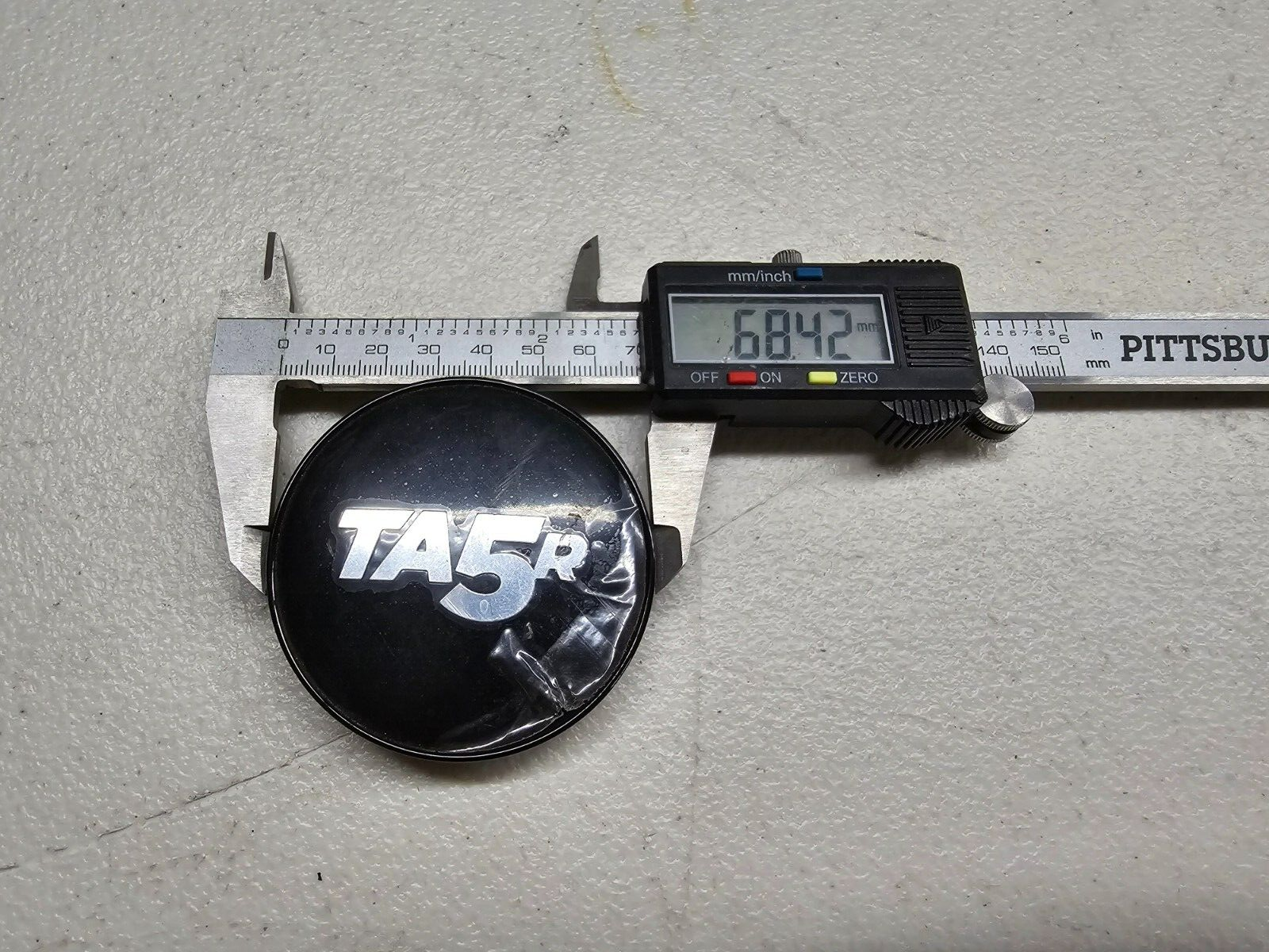 TA5R Wheels Center Cap Set BLACK 9232K68 NEW