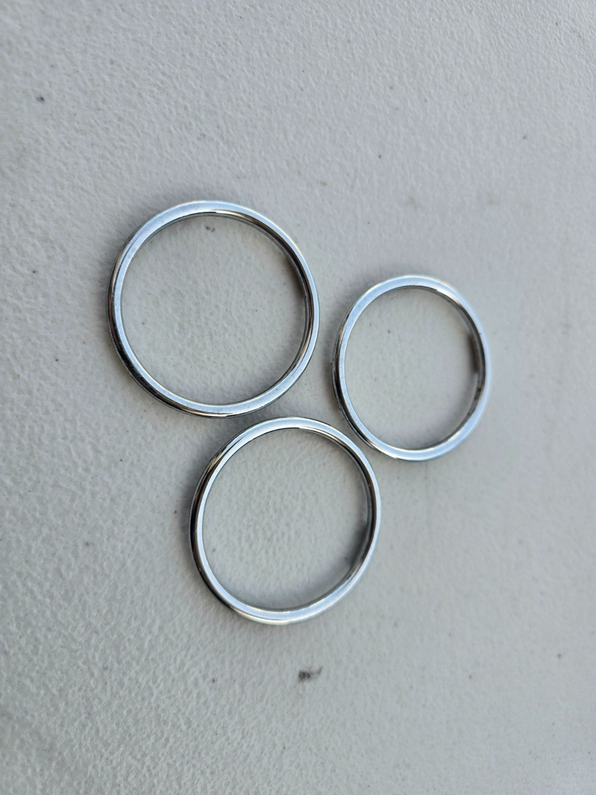 BMW OEM Z3 M Roadster M Coupe Climate Control Chrome Ring *Set of 3* 51162491394