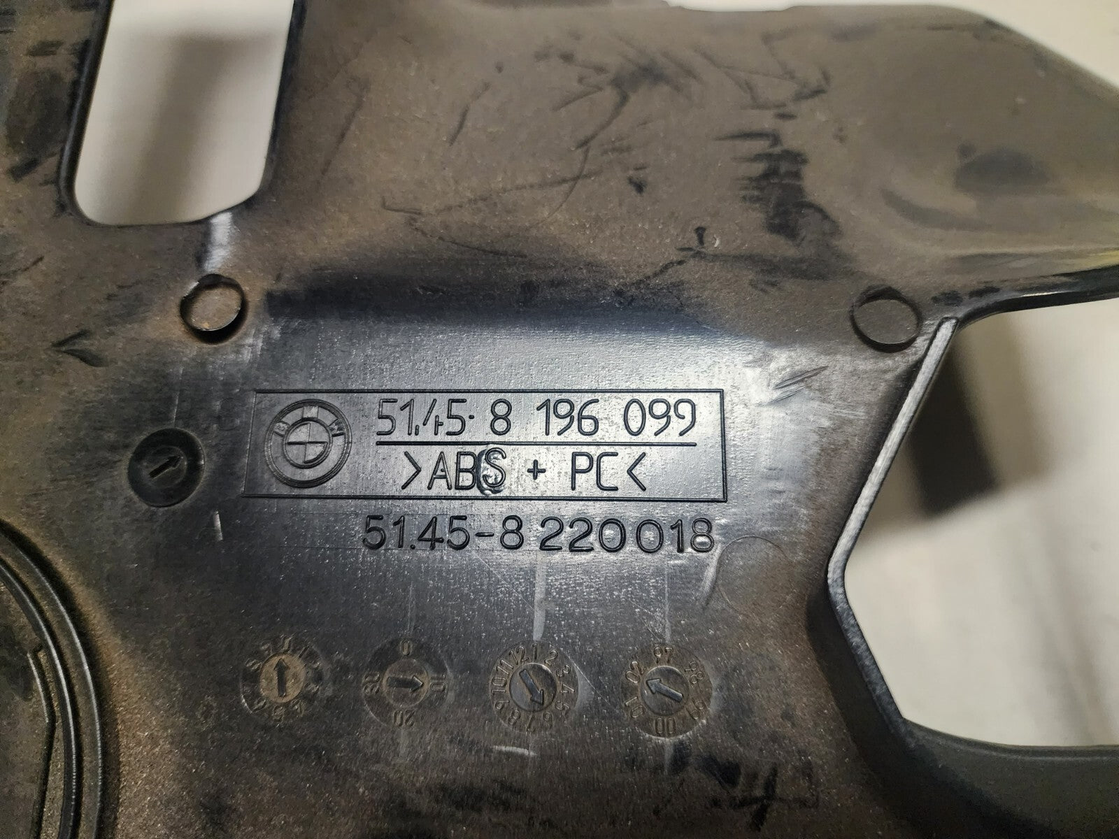 BMW E46 OEM Driver Knee Bolster Pedal Cover Trim