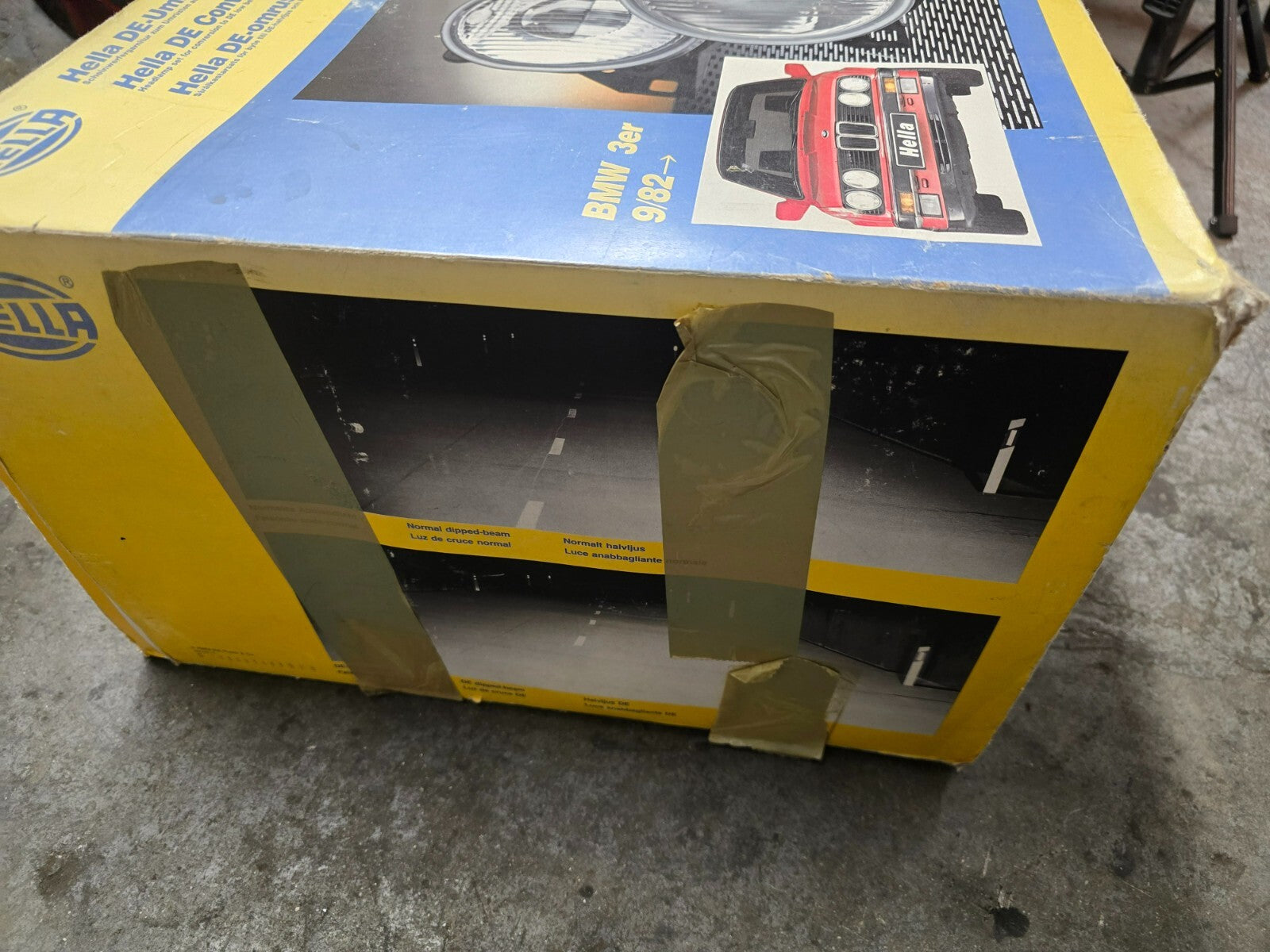 BMW E30 NOS NLA NIB Hella European Ellipsoid Headlights With City Light