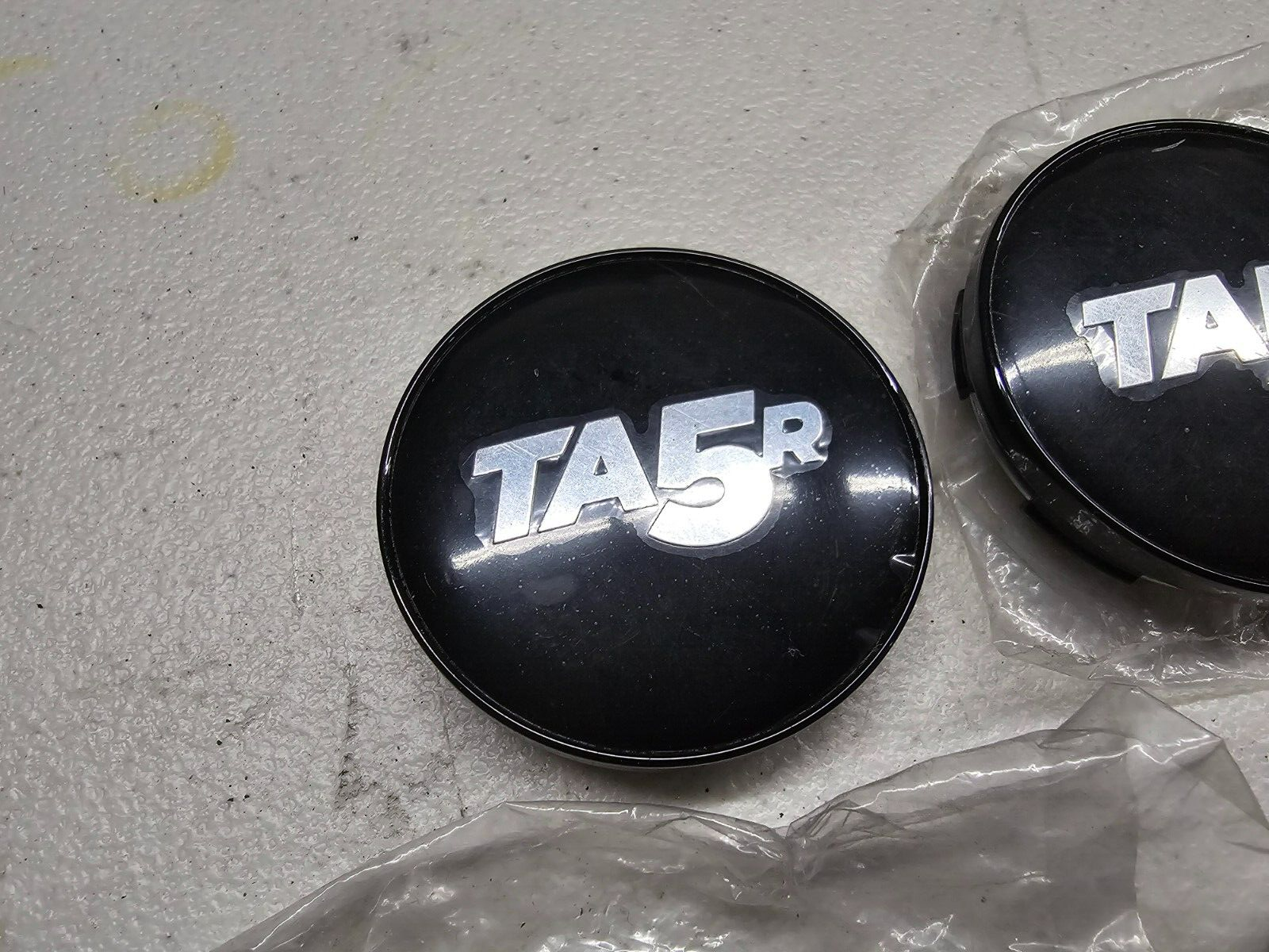 TA5R Wheels Center Cap Set BLACK 9232K68 NEW