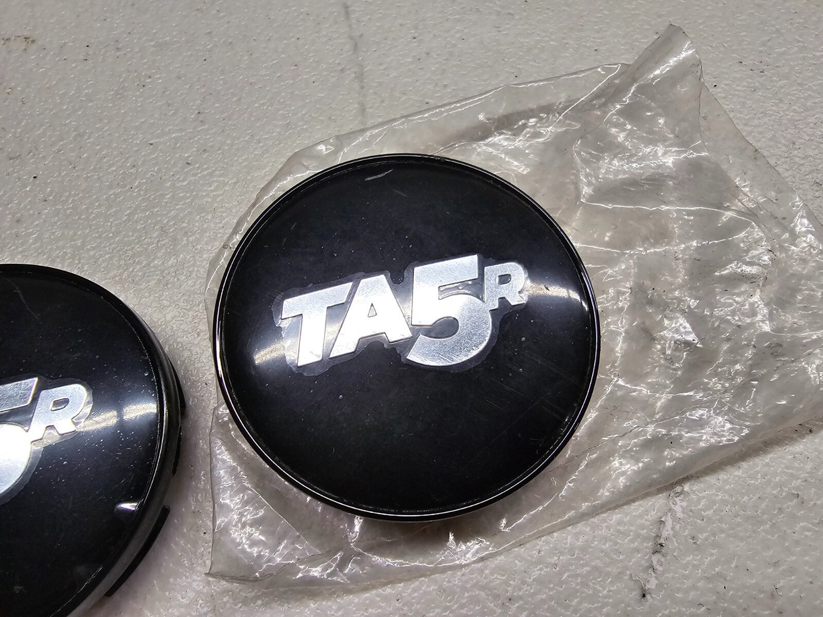 TA5R Wheels Center Cap Set BLACK 9232K68 NEW