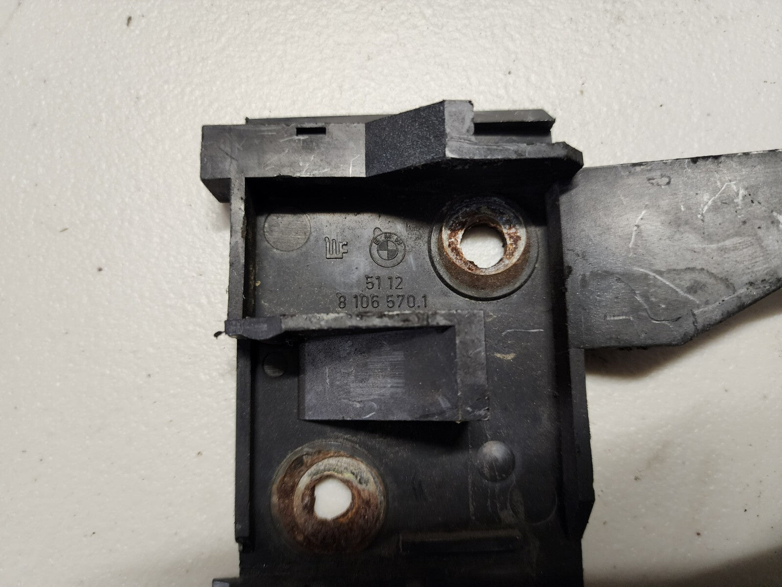 BMW E30 OEM Late Model Right Rear Bumper Bracket