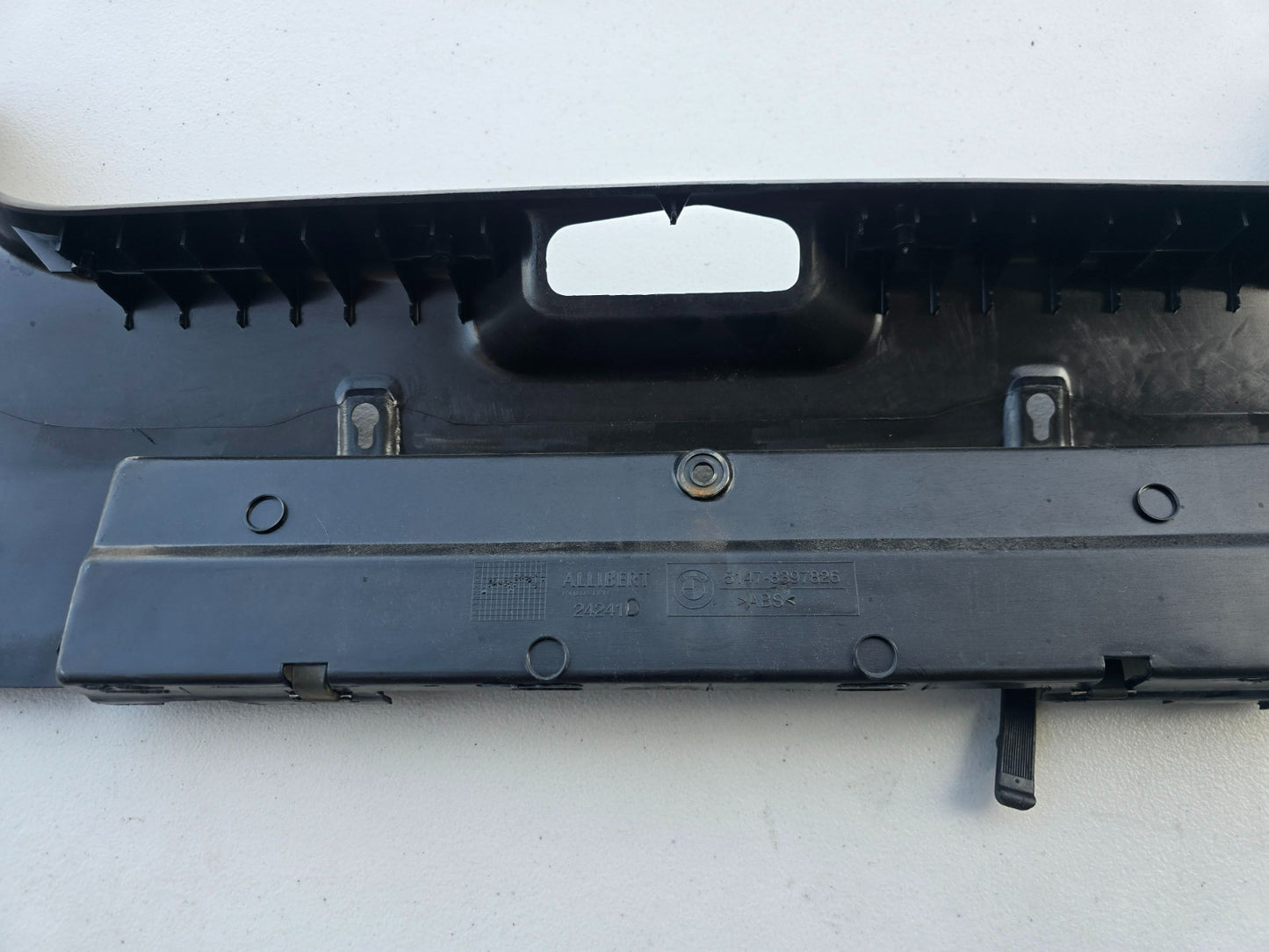 BMW OEM Z3 M Roadster Trunk Rear Trim Cover Black Plastic Straps 51472491065