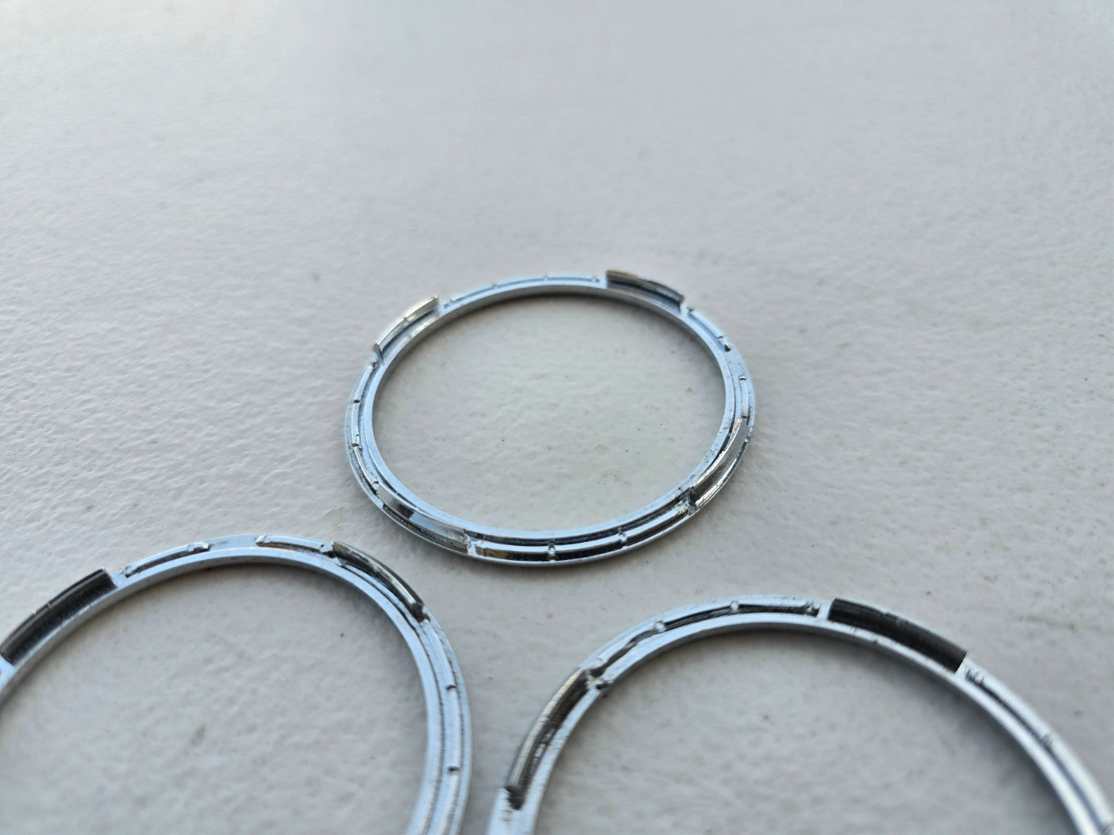 BMW OEM Z3 M Roadster M Coupe Climate Control Chrome Ring *Set of 3* 51162491394