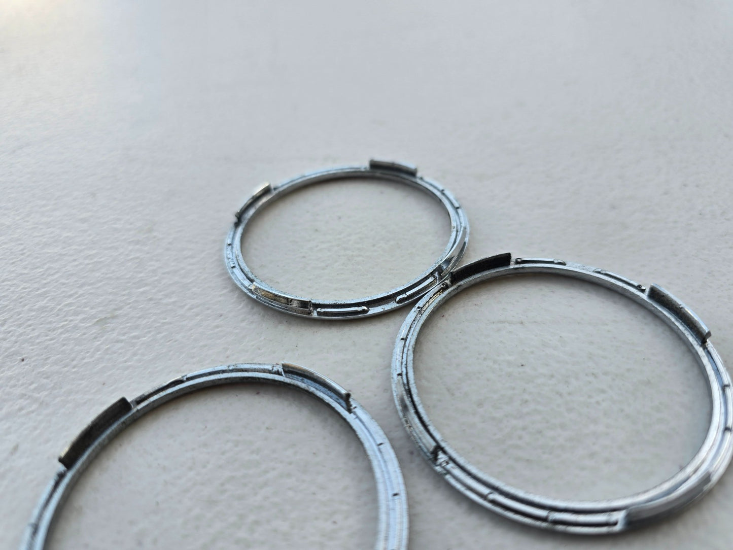 BMW OEM Z3 M Roadster M Coupe Climate Control Chrome Ring *Set of 3* 51162491394