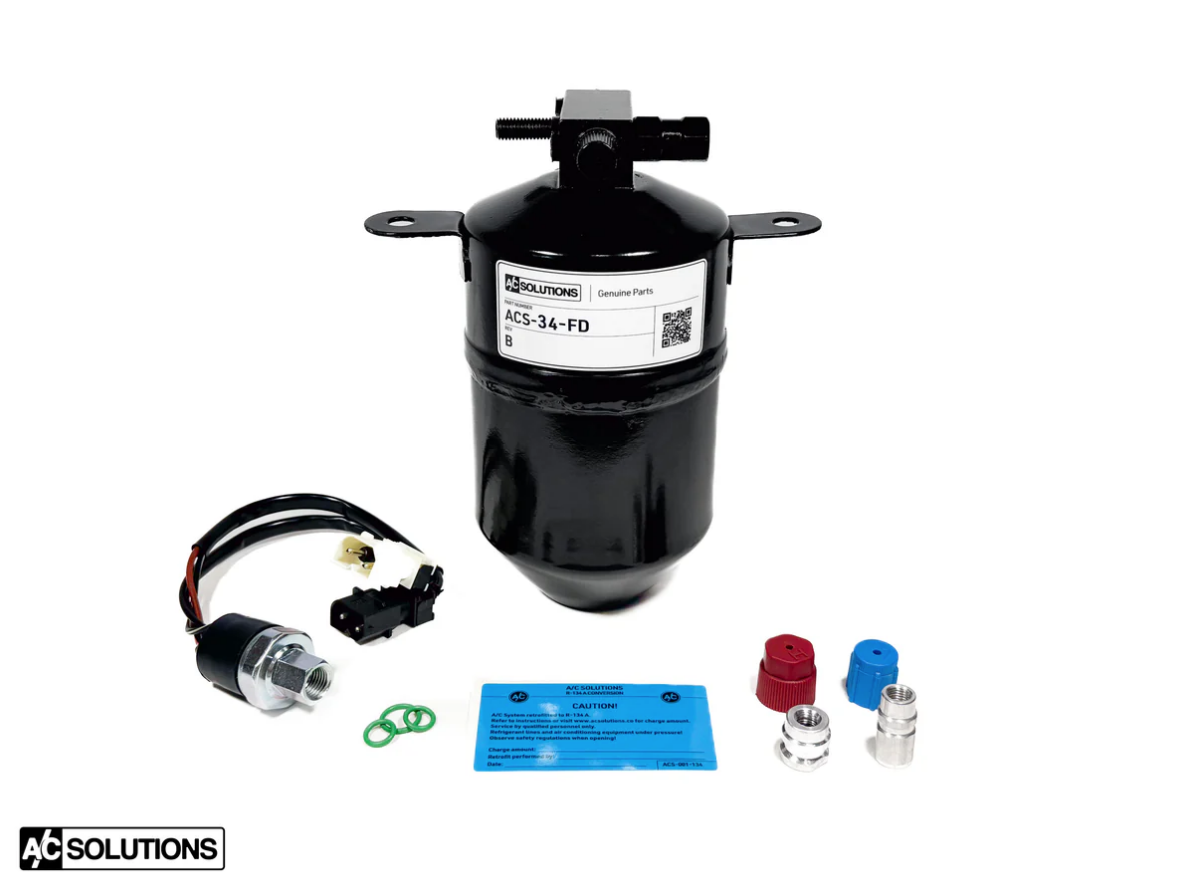 A/C Solutions BMW E34 R134a Retrofit Kit (82319067396)