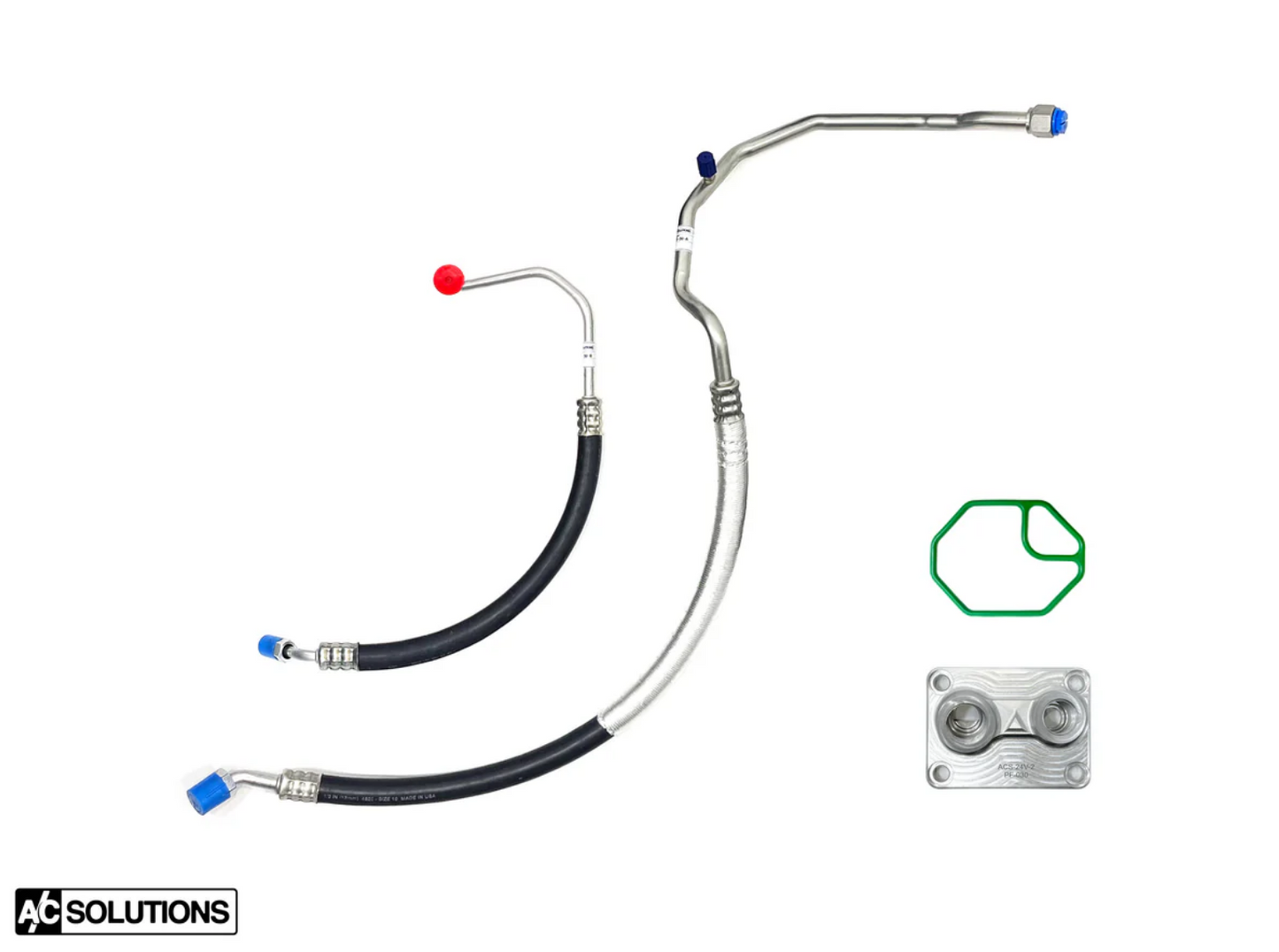 A/C Solutions E30 24v Swap Lines and Manifold Kit (S50, S52, S54, and more)