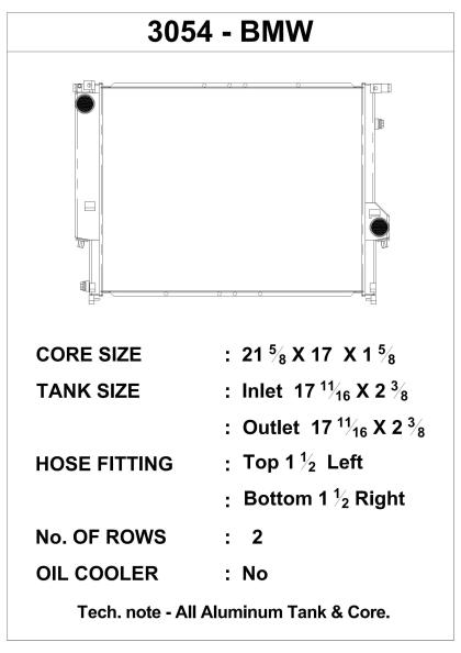 CSF E30/E36 Radiator