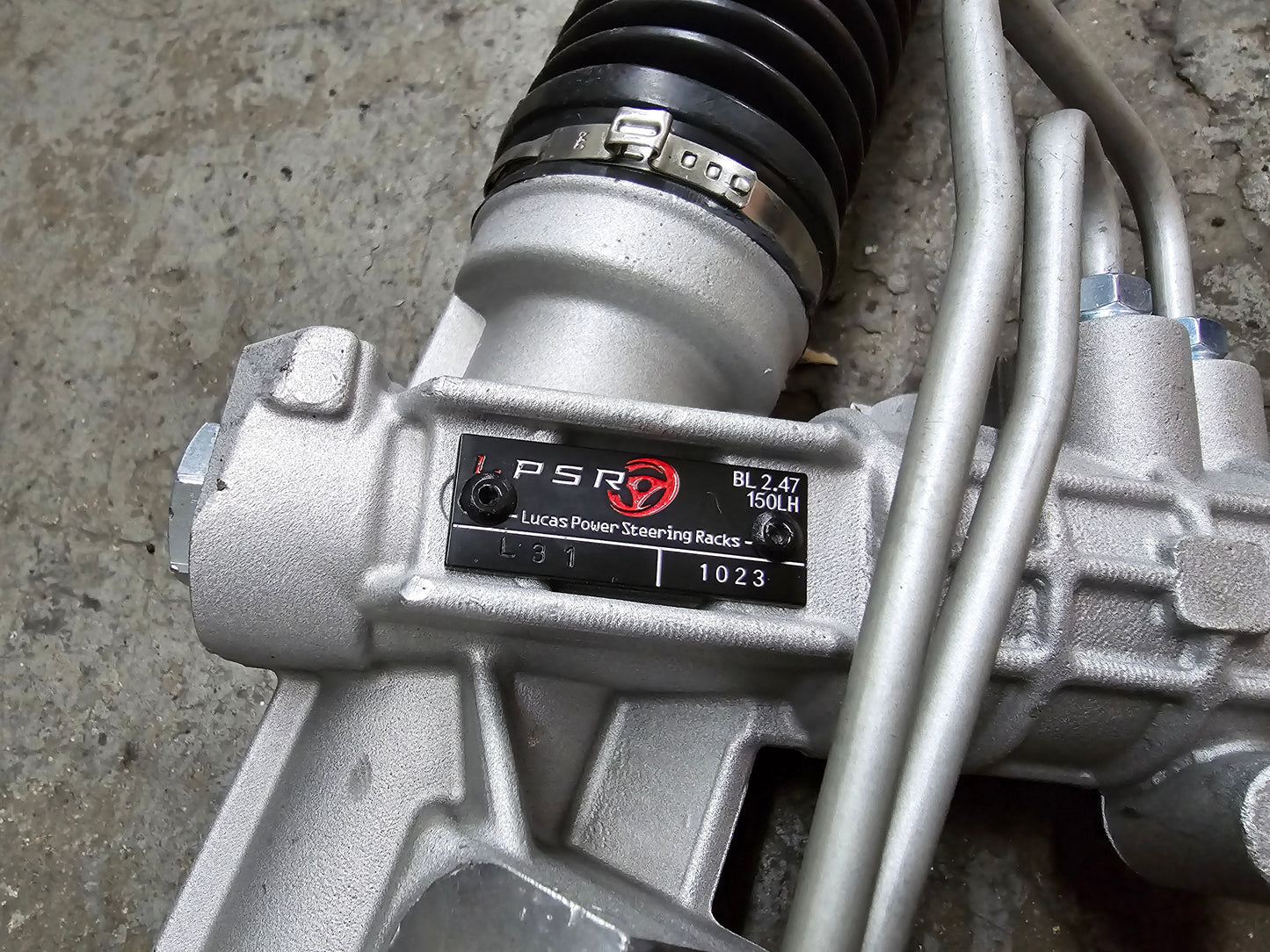 LPSR E46 Black Label Steering Rack 2.5 Lock To Lock