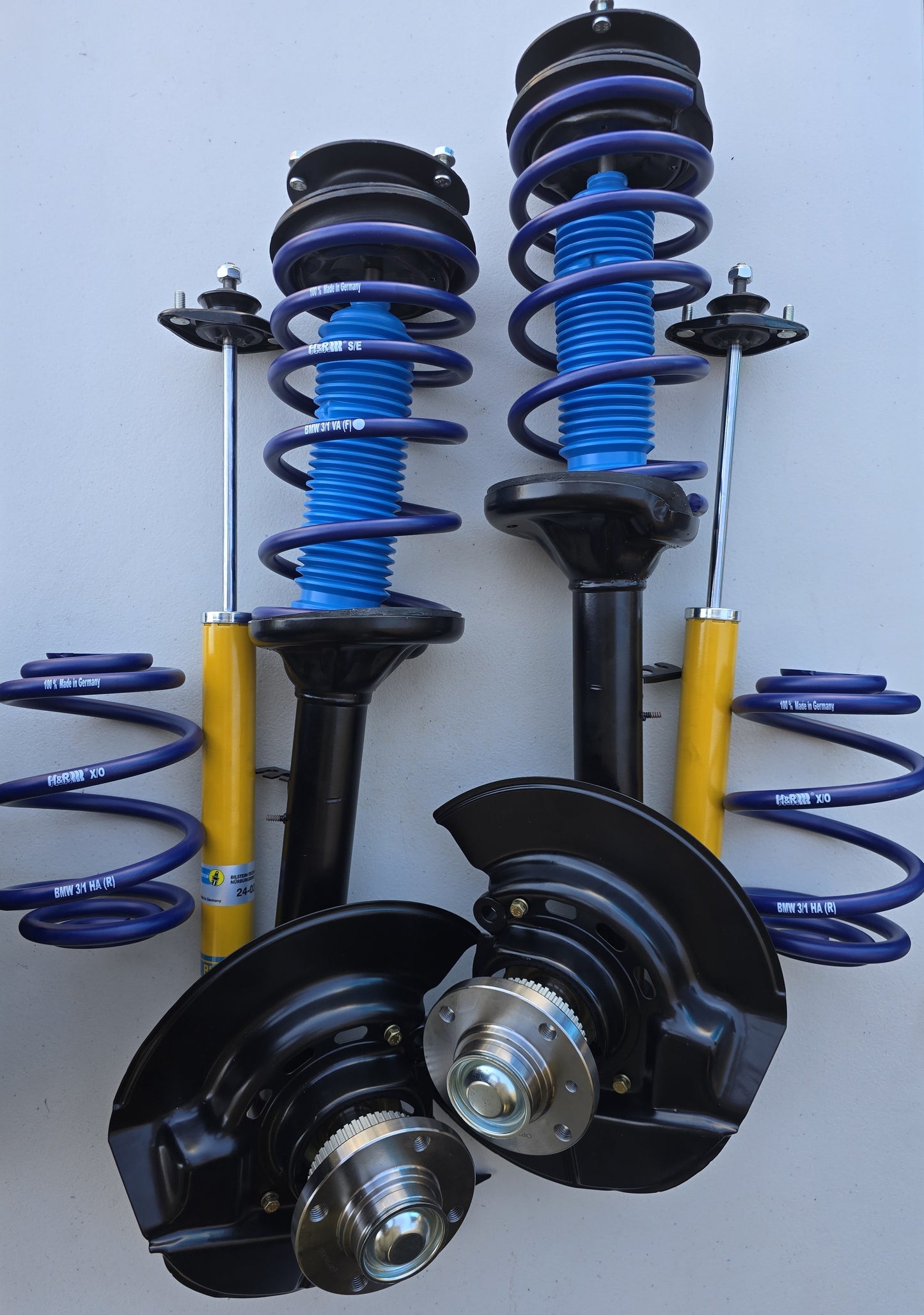 BMW E30 Bilstein Suspension Package With 51mm 45mm Front Strut Housings