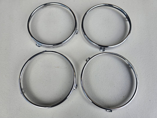 BMW E30 Early Model Chrome Headlight Ring 63121362477 *Single*