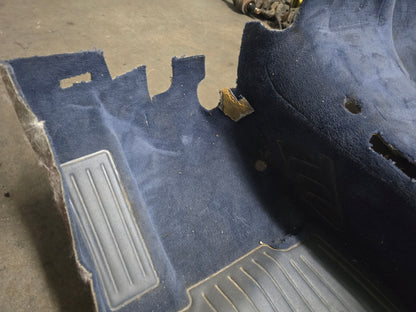 BMW E30 Sedan Pacific Blue Carpet