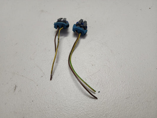 BMW E30 OEM Late Model Ellipsoid Headlight Wiring Pigtails 9005/9006 Set of 2