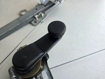 BMW E30 Sedan Touring Rear Manual Crank Window Regulator With Handles