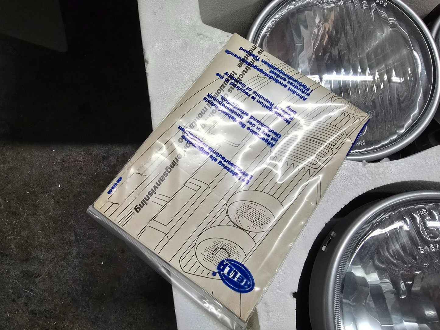 BMW E30 NOS NLA NIB Hella European Ellipsoid Headlights With City Light