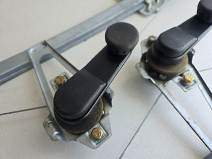 BMW E30 Sedan Touring Rear Manual Crank Window Regulator With Handles