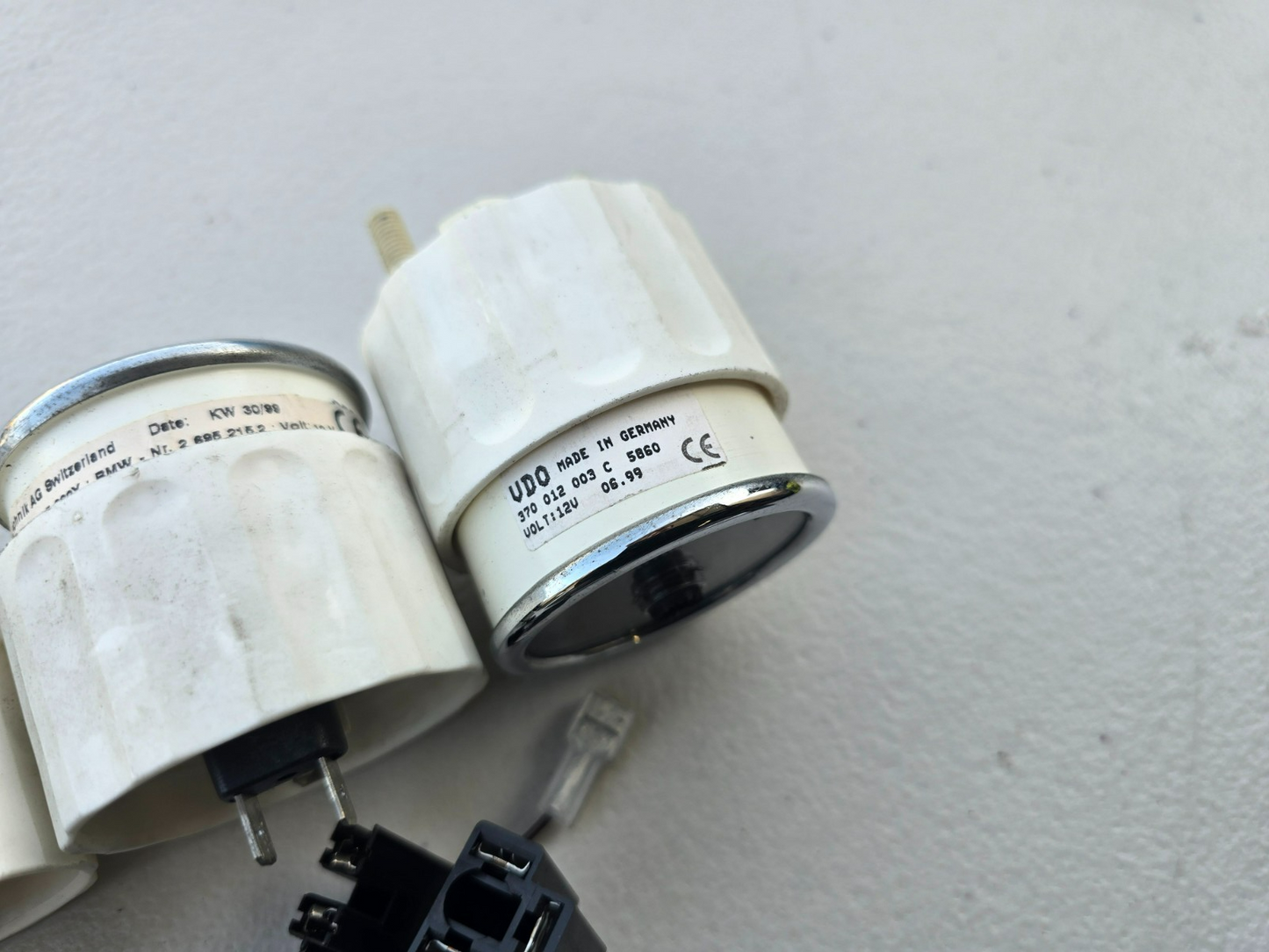 BMW OEM Z3 M Roadster M Coupe S52 Center Console Gauges Set Clock Voltage Oil