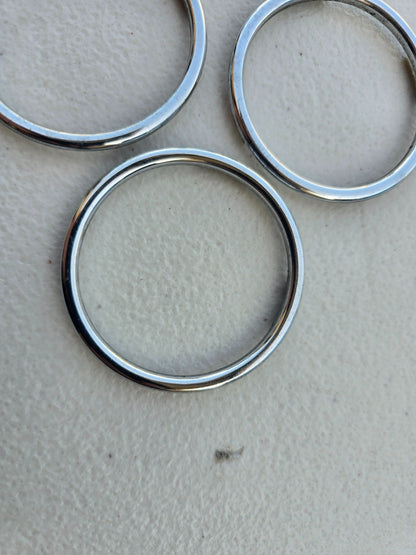 BMW OEM Z3 M Roadster M Coupe Climate Control Chrome Ring *Set of 3* 51162491394