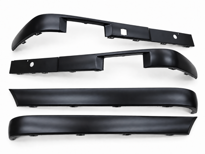 BMW E30 OEM Euro Late Model Plastic Bumper Trim Set (Brand New)