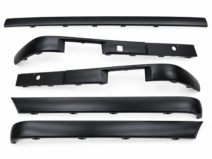 BMW E30 OEM Euro Late Model Plastic Bumper Trim Set (Brand New)