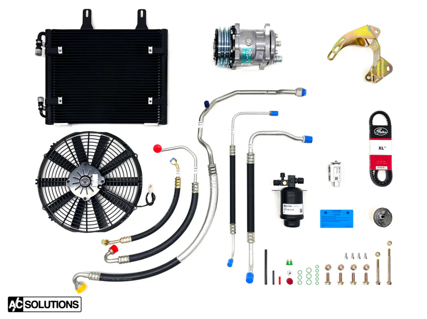 A/C Solutions BMW E30 Complete R134a AC Conversion Kit