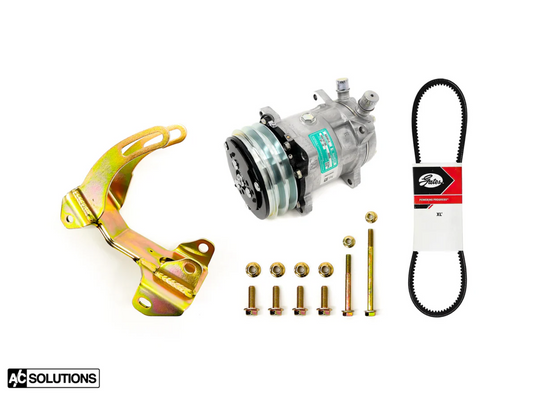 A/C Solutions BMW M20/M30 Sanden Compressor Kit (E30, E28, E24, etc.)