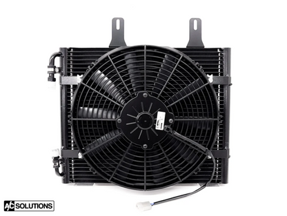 A/C Solutions x CSF E30 Parallel Flow Condenser + 13" SPAL Fan Combo