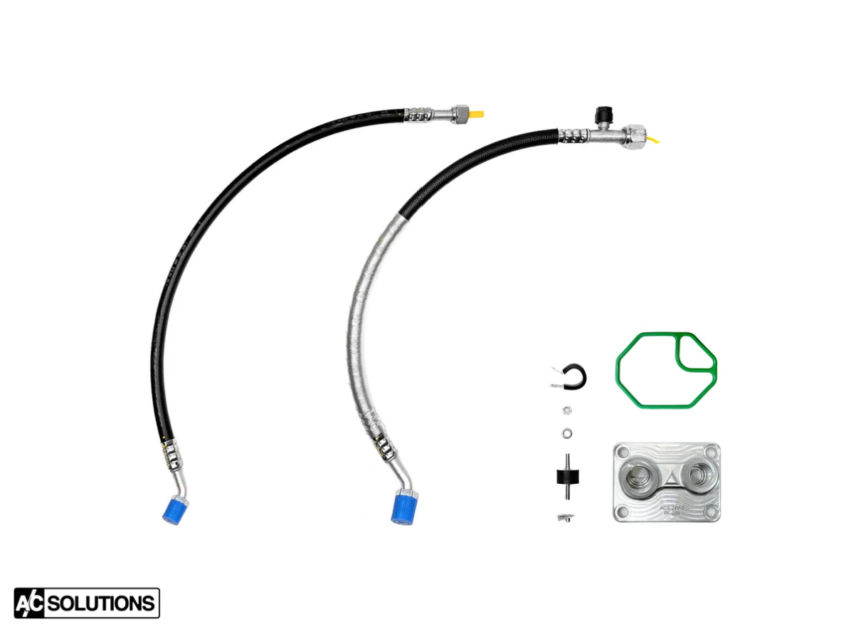 A/C Solutions E28 24v Swap Lines and Manifold Kit (S50, S52, S54, and more)